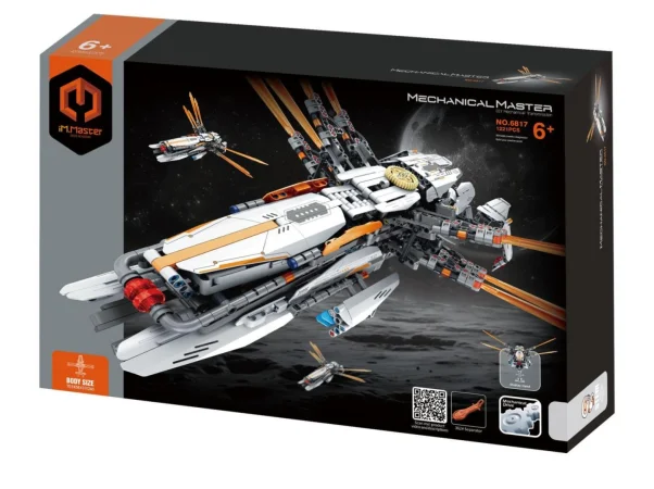 iM.Master Stavebnice Mechanical Master - Vesmírná loď s mechanickým pohonem - 1221 dílků