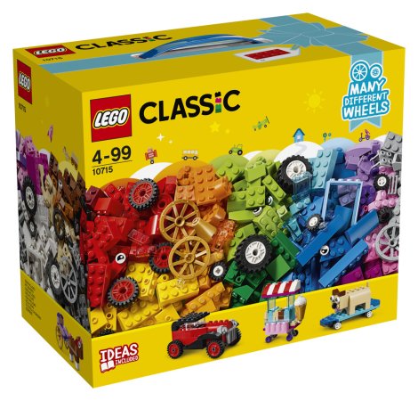 LEGO Classic 10715 - Kostky na kolečkách