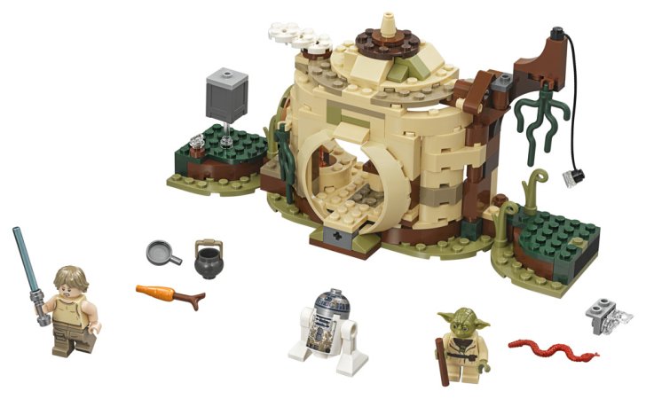 LEGO Star Wars 75208 - Chýše Mistra Yody