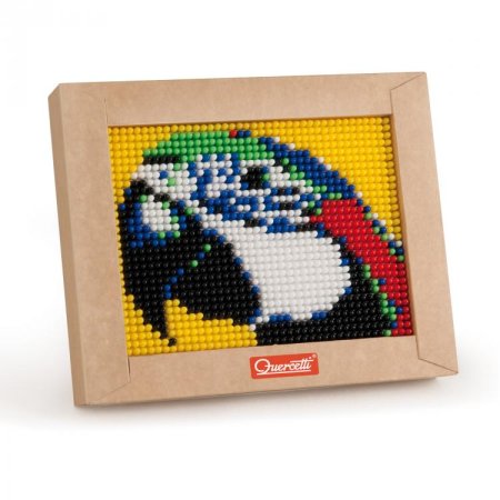 Quercetti Mini Pixel Art - papoušek