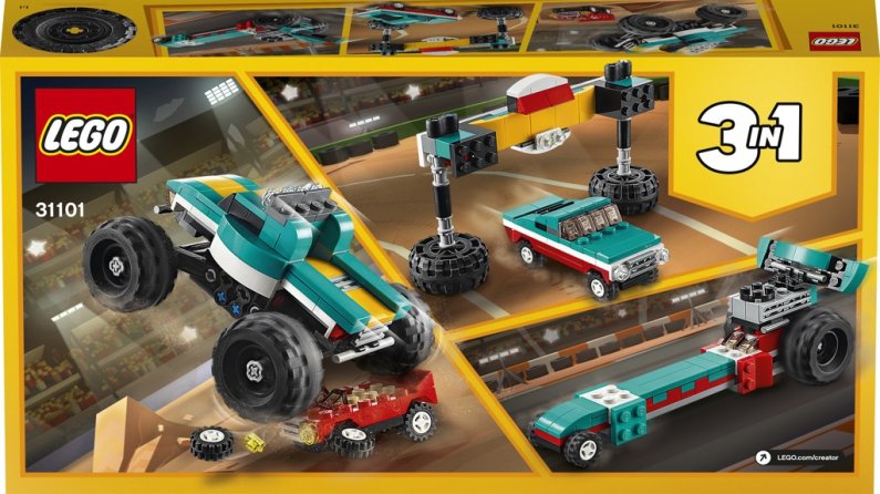 LEGO Creator 31101 - Monster truck 3v1