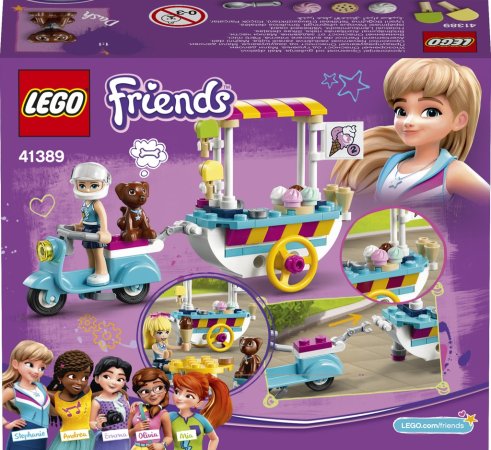 LEGO Friends 41389 - Pojízdný zmrzlinový stánek