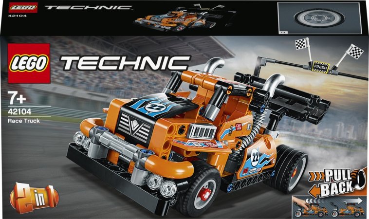 LEGO Technic 42104 - Závodní tahač 2v1