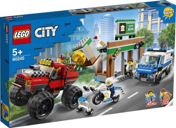 LEGO City 60245 - Loupež s monster truckem