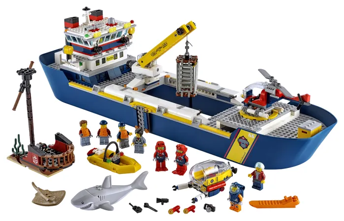 LEGO City 60266 - Oceánská průzkumná loď