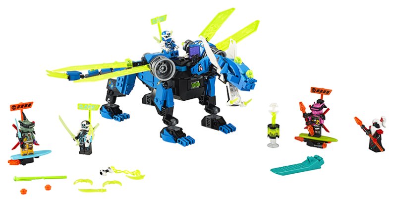LEGO Ninjago 71711 - Jayův kyberdrak