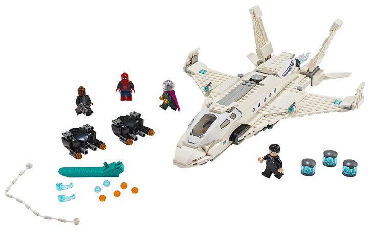 LEGO Marvel Spiderman 76130 - Tryskáč Tonyho Starka a útok dronu