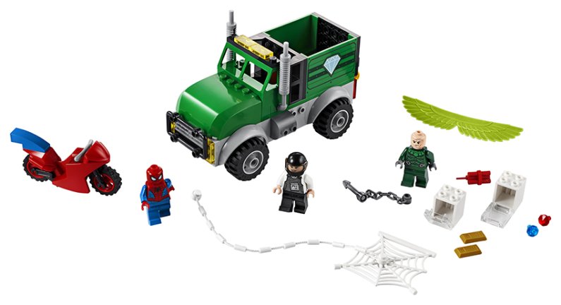 LEGO Marvel Spiderman 76147 - Vulture a přepadení kamionu