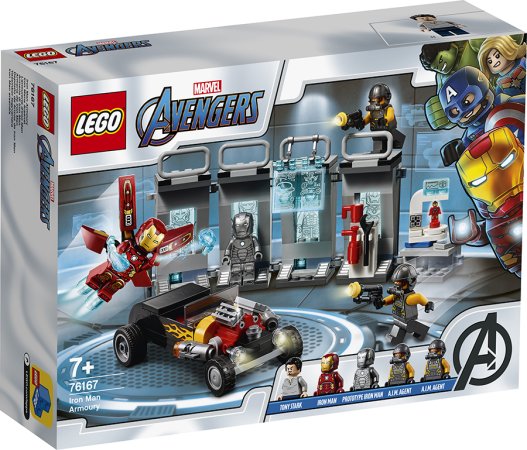 LEGO Marvel Avengers 76167 - Zbrojnice Iron Mana