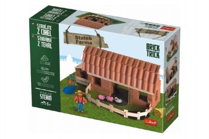 Trefl Brick Trick - Stavějte z cihel - Statek