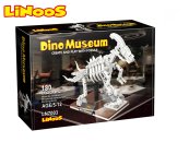 Mikro trading LiNooS stavebnice Dino Museum - Skelet dinosaurus Hadrosaurus - 180 ks