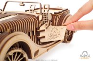 UGEARS 3D dřevěné mechanické puzzle - Vůz Roadster VM-01