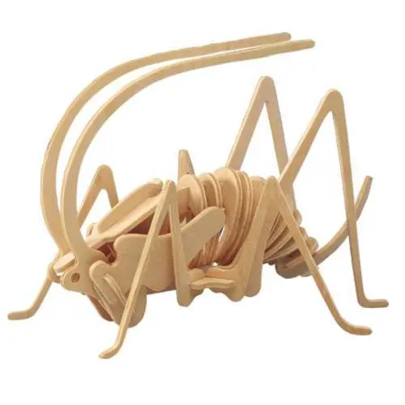 Woodcraft Dřevěné 3D puzzle - Cvrček