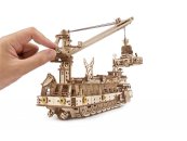 UGEARS 3D dřevěné mechanické puzzle - Výzkumná loď