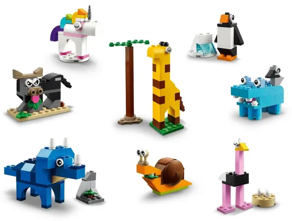 LEGO Classic 11011 - Kostky a zvířátka