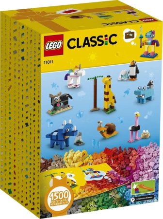 LEGO Classic 11011 - Kostky a zvířátka