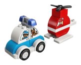 LEGO Duplo 10957 - Hasičský vrtulník a policejní auto