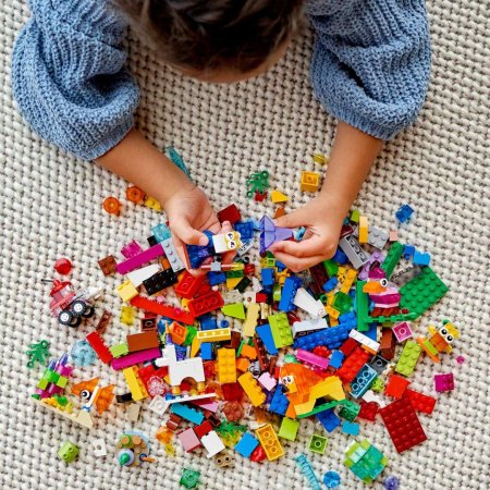 LEGO Classic 11013 - Průhledné kreativní kostky