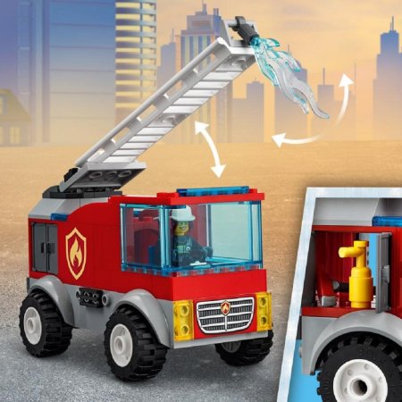 LEGO City 60280 - Hasičské auto s žebříkem