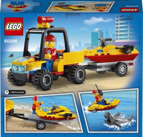 LEGO City 60286 - Záchranná plážová čtyřkolka