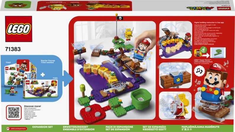 LEGO Super Mario 71383 - Wiggler a jedovatá bažina – rozšiřující set