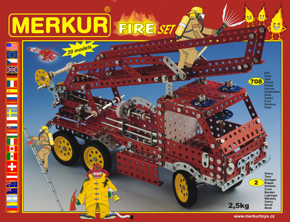 Merkur Stavebnice Merkur - Fire set