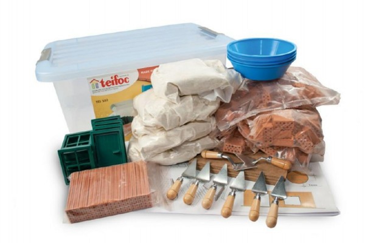 Teifoc Stavebnice Teifoc - School Set